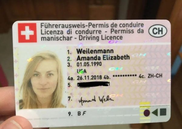 SWISS DRIVER’S LICENSE